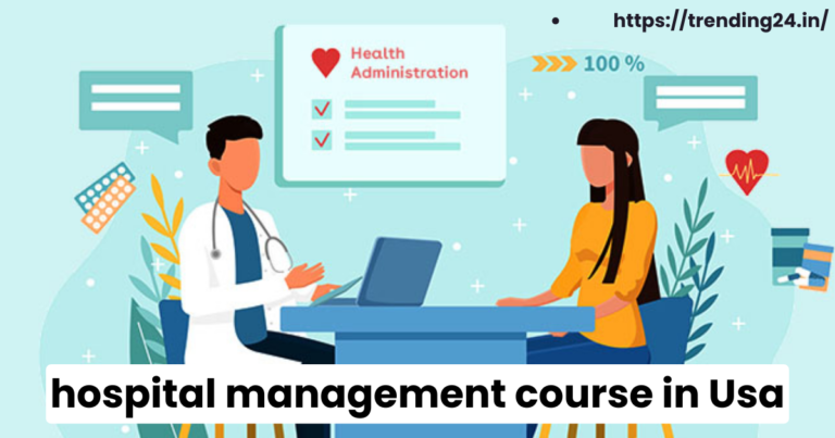 hospital management course in usa